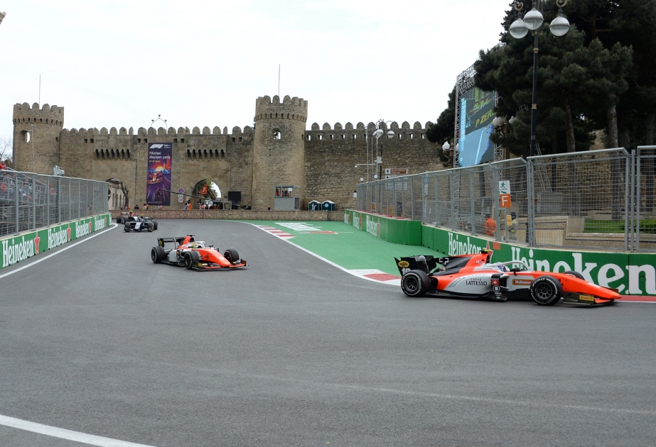 F2 : la deuxième course lancée à Bakou