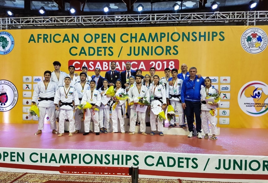 Les judokas azerbaïdjanais brillent aux Championnats d'Afrique de judo 2018