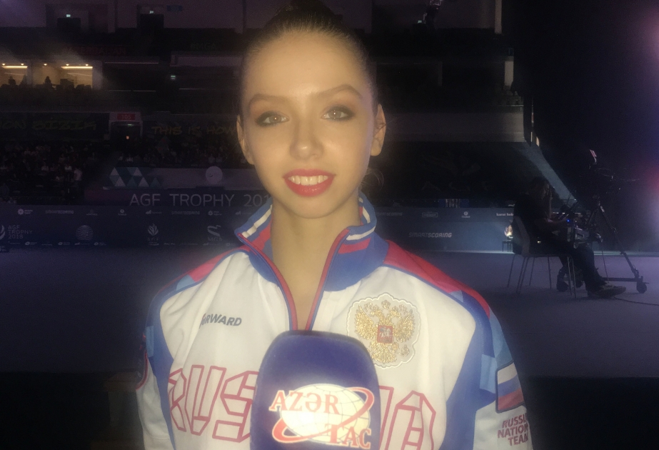 Mariya Sergeyeva: Bakıda bədii gimnastika üzrə Dünya Kuboku çox gözəl keçdi