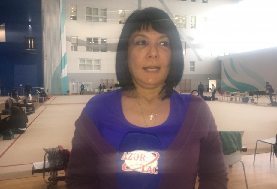 İrina Viqdorçik: Bədii gimnastika üzrə İsrail komandası son 20 il ərzində məhz Azərbaycanda ən yaxşı nəticələrə nail olub