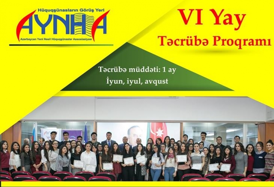 Hüquqşünas tələbələr üçün yay təcrübə proqramına qeydiyyat başlayıb
