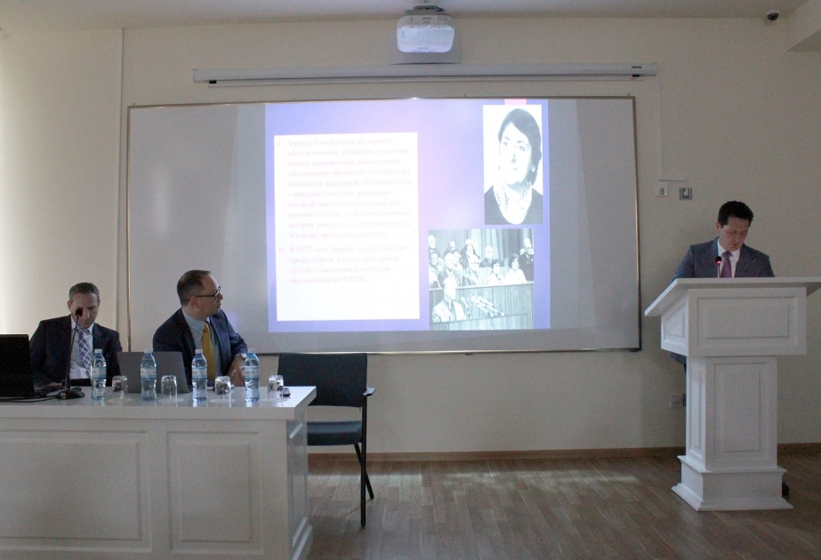 Seçenov Universitetinin Bakı filialında akademik Zərifə Əliyevanın 95 illik yubileyinə həsr edilən konfrans keçirilib