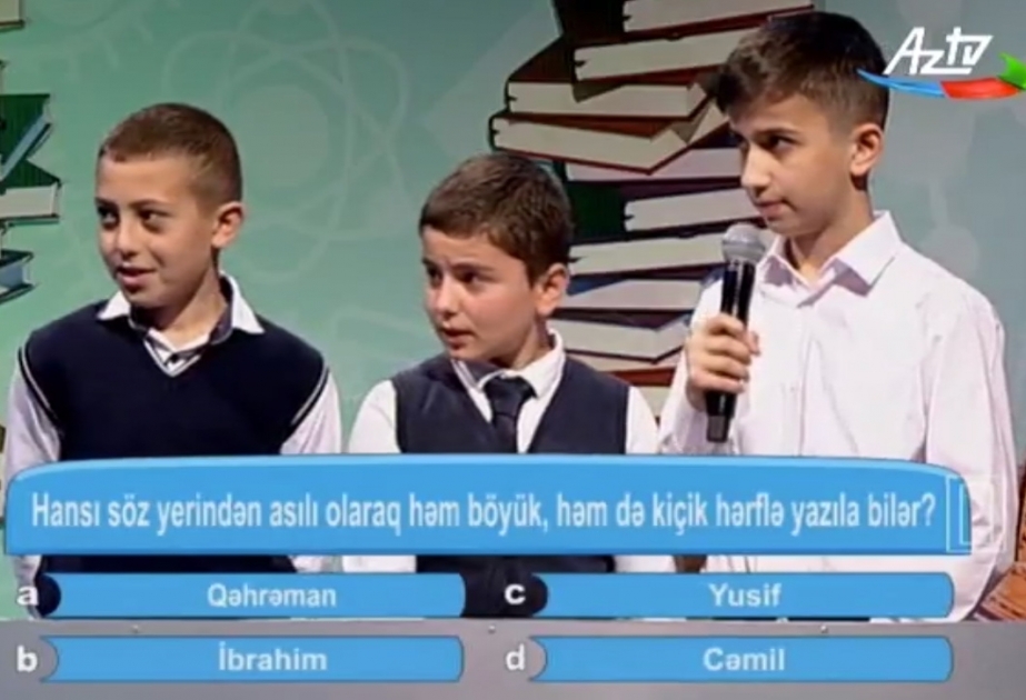 “Hazırcavablar” teleoyununun növbəti qalibi müəyyənləşib