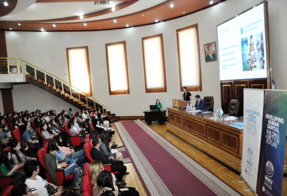 Bakı Dövlət Universitetinin tələbələri “Ekspo-2025” sərgisi barədə məlumatlandırılıblar