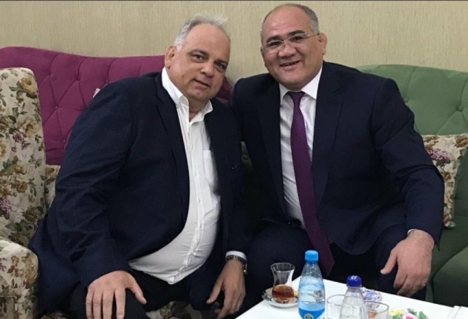 President of World Wrestling Union visits Olympic Wrestling Center in Baku