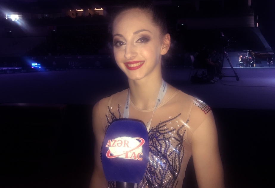 Bulgarian gymnast: I am very happy to win silver at world cup in Baku