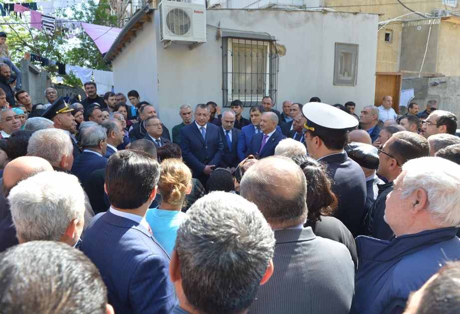 Yasamal rayonunda yataqxanalarda məskunlaşmış məcburi köçkünlərlə görüş keçirilib