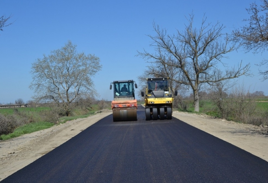 الرئيس إلهام علييف يخصص أموالا لأعمال بناء الطرق البرية في محافظة أغداش