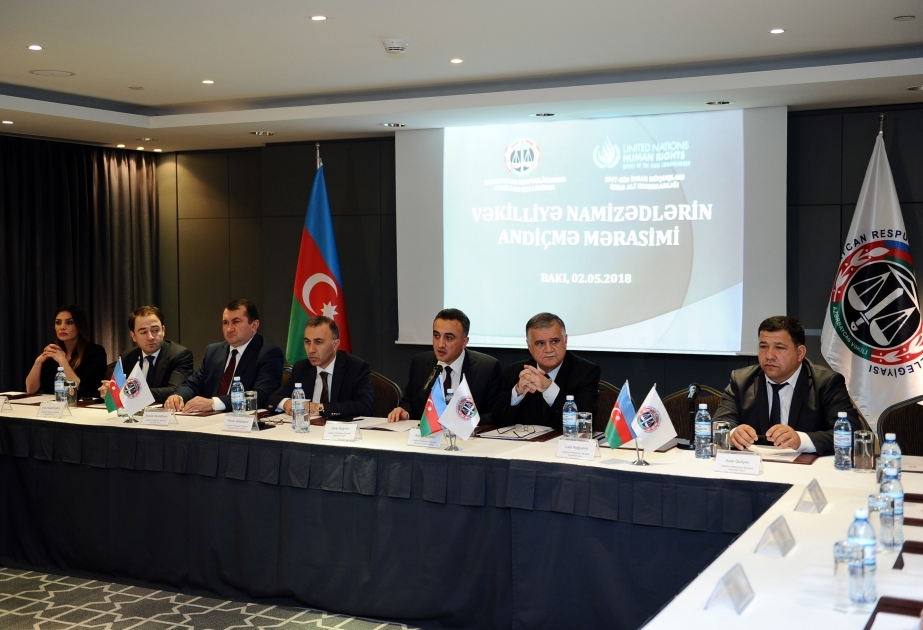 Peşə fəaliyyətinə buraxılan 90 nəfər vəkilliyə namizəd qanunvericilikdə nəzərdə tutulmuş qaydada and içib