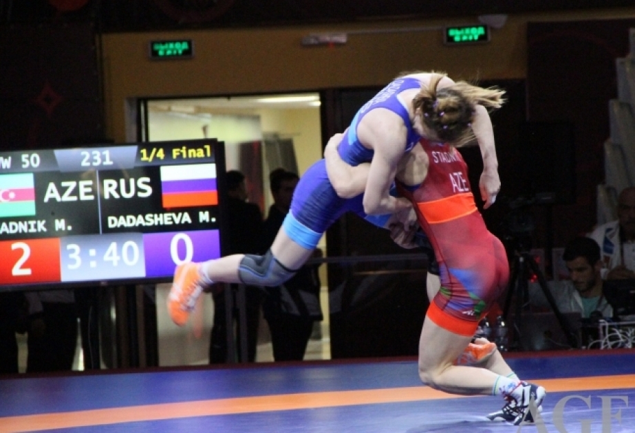 Güləşçimiz Mariya Stadnik Avropa çempionatında qızıl medal uğrunda görüşə çıxacaq