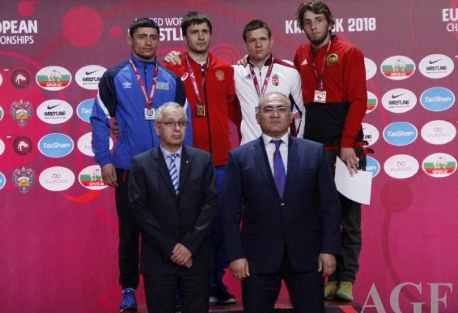 Güləşçimiz Rəsul Çunayev Avropa çempionatının gümüş medalına sahib olub