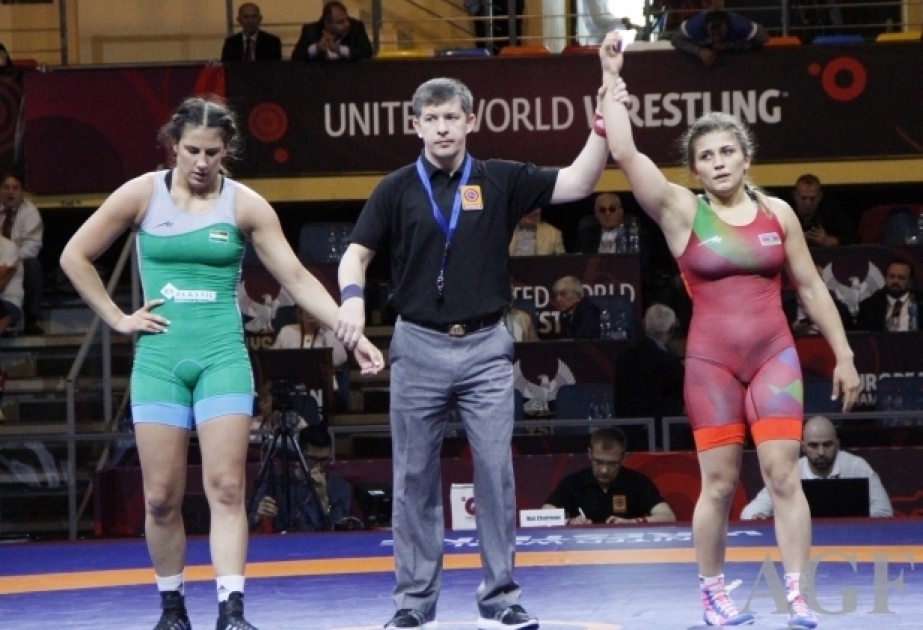 Championnats d’Europe : deux lutteuses azerbaïdjanaises se hissent en demi-finales
