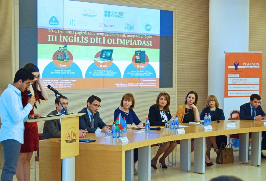 “ADA" Universitetində üçüncü İngilis Dili Olimpiadasının qalibləri müəyyənləşib