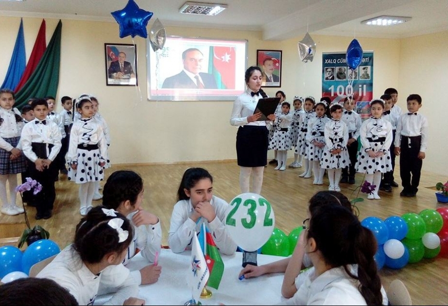 Məktəblilər arasında keçirilən breyn-rinq intellektual oyunun qalibləri müəyyənləşib