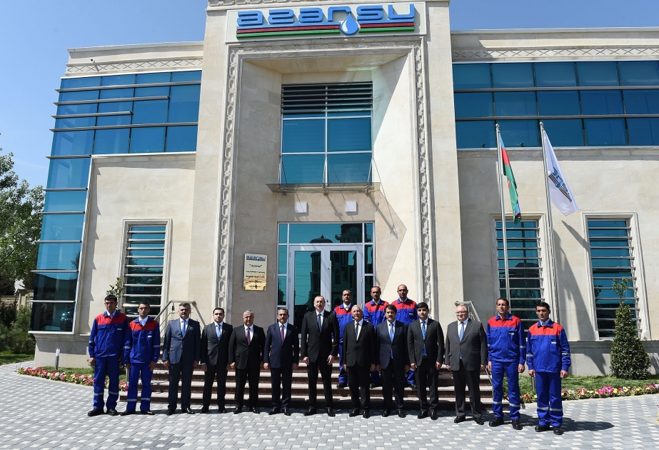 President Ilham Aliyev attended ceremony to launch drinking water supply in Khacmaz city VIDEO