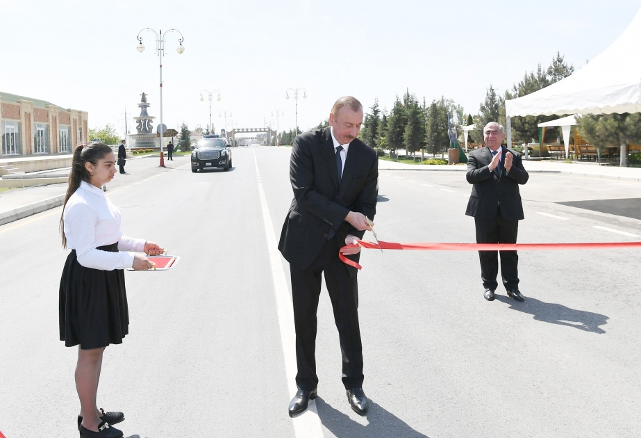 Un tronçon de 24 km de la route Khatchmaz-Khoudat remis à la disposition des automobilistes VIDEO