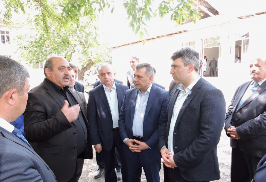 Kənd təsərrüfatı naziri Qax Damazlıq İpəkçilik Stansiyasında görülən işlərlə tanış olub VİDEO