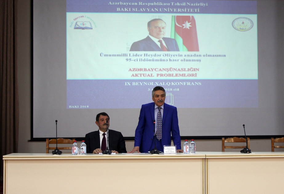 Bakı Slavyan Universitetində Ulu Öndərə həsr olunan IX beynəlxalq elmi konfrans yekunlaşıb