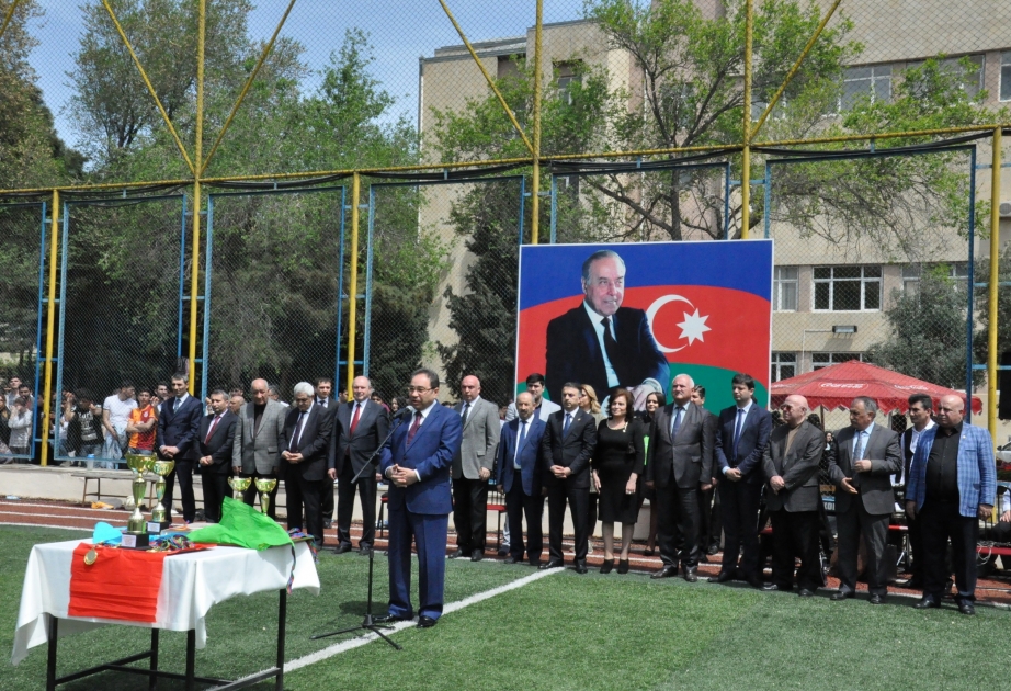 Ulu öndər Heydər Əliyevin anadan olmasının 95 illik yubileyi münasibətilə keçirilən futbol yarışına yekun vurulub