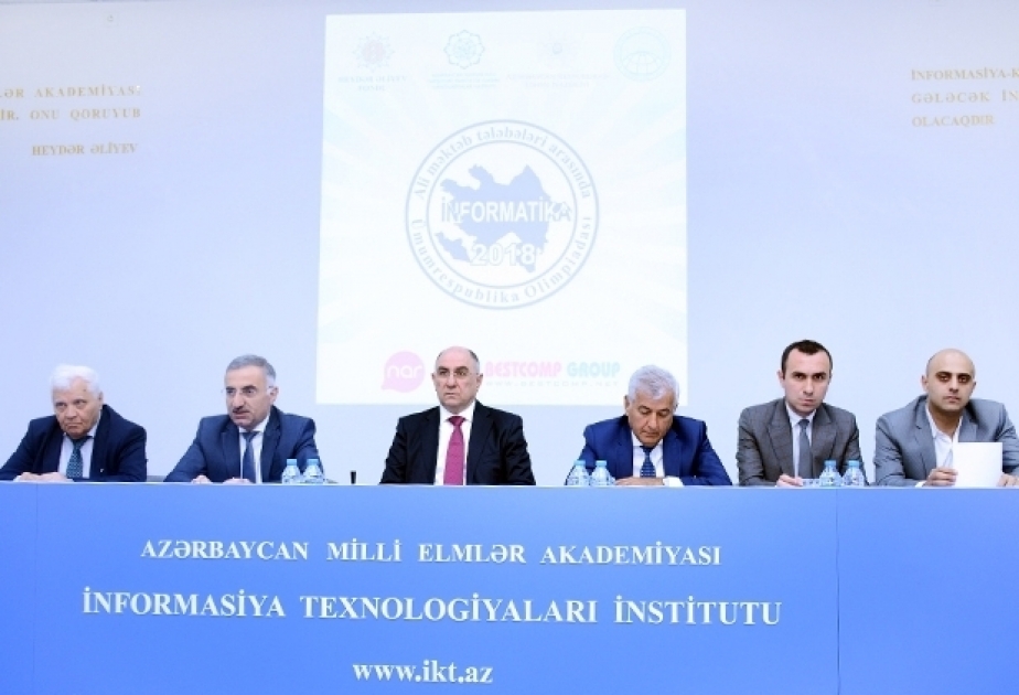 Ali məktəb tələbələri arasında informatika üzrə XII ümumrespublika olimpiadasının final mərhələsi keçirilib