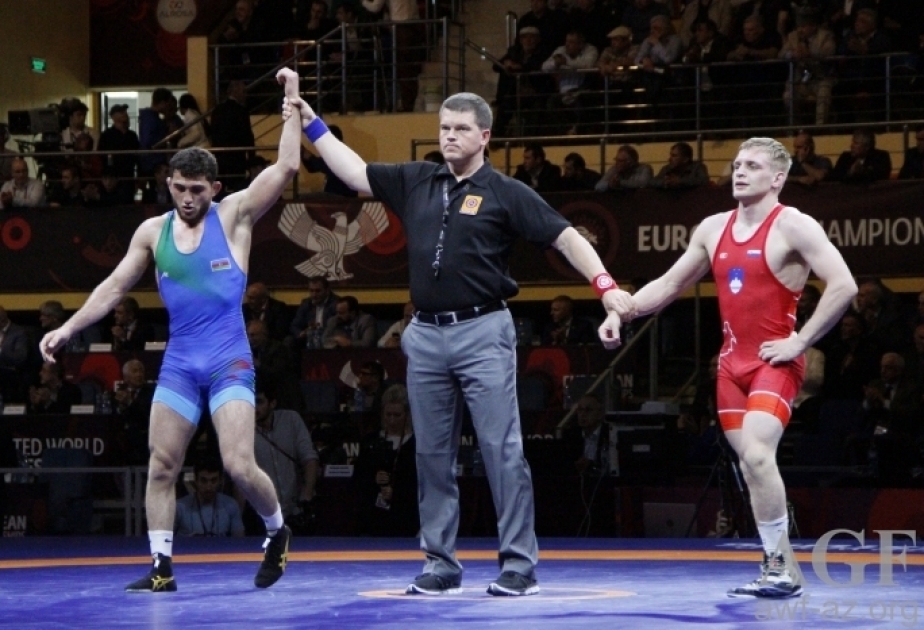 EM in Russland: Zwei aserbaidschanische Freistilringer holen Gold