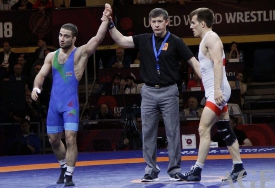 Sərbəst güləşçilərimiz Avropa çempionatının son günündə 2 gümüş və 1 bürünc medal qazanıblar