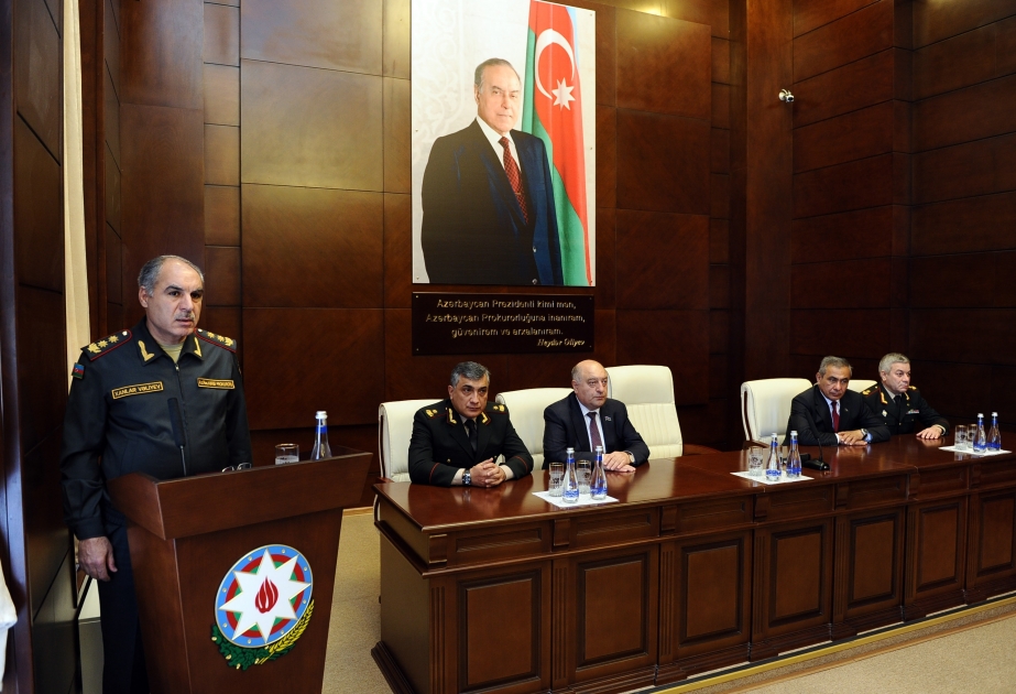 Hərbi Prokurorluqda “Azərbaycanın inkişaf strategiyasında Heydər Əliyev irsi” mövzusunda elmi-praktiki konfrans keçirilib