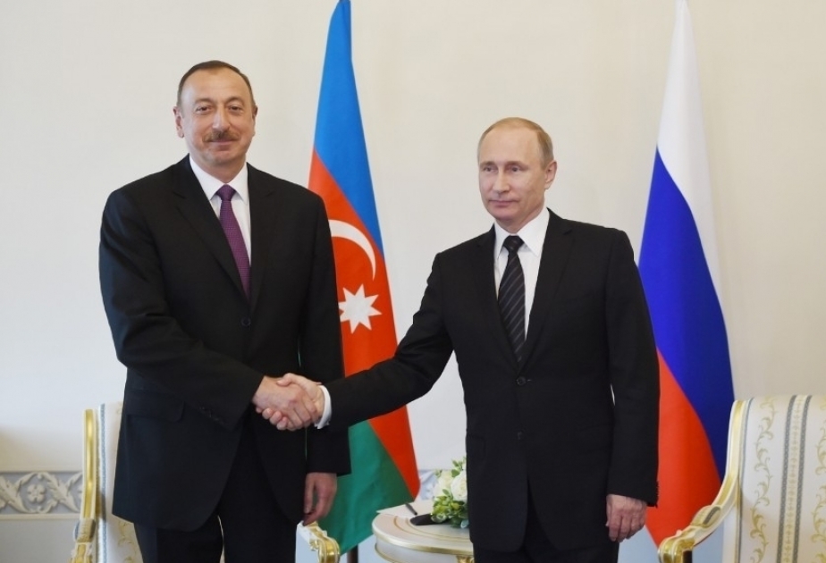 President Ilham Aliyev phoned Russian President Vladimir Putin