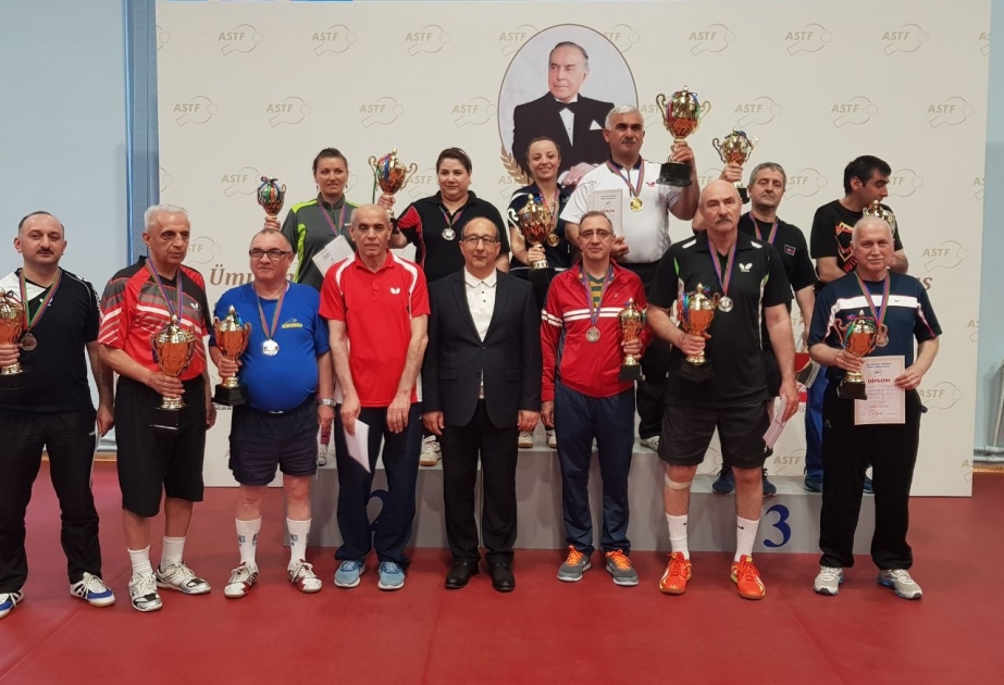 Stolüstü tennis üzrə veteranlar arasında Azərbaycan çempionatı keçirilib