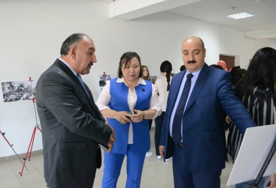 Atırau Dövlət Universitetinin tələbələri Azərbaycan Xalq Cümhuriyyəti barədə məlumatlandırılıblar