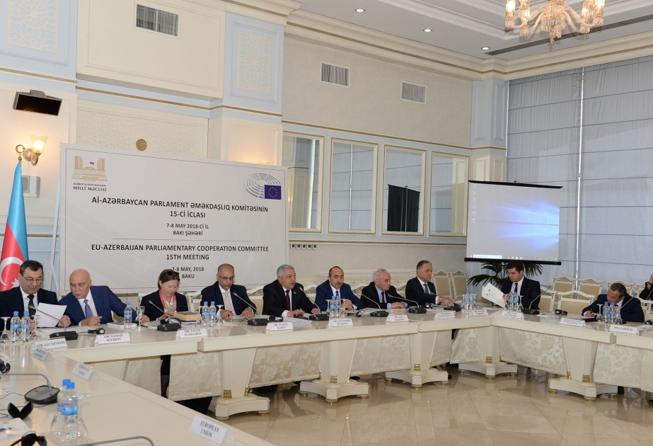 Начало работу XV заседание Комитета парламентского сотрудничества Европейский Союз-Азербайджан
