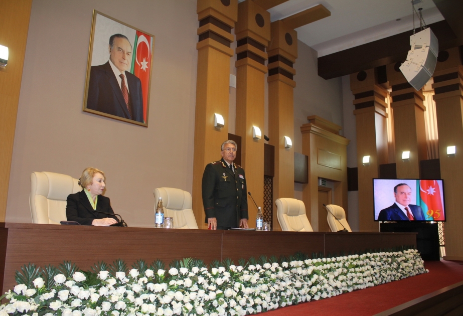 FHN-in Akademiyasında “Heydər Əliyev Məktəbinin lektoriyası”nın növbəti məşğələsi keçirilib