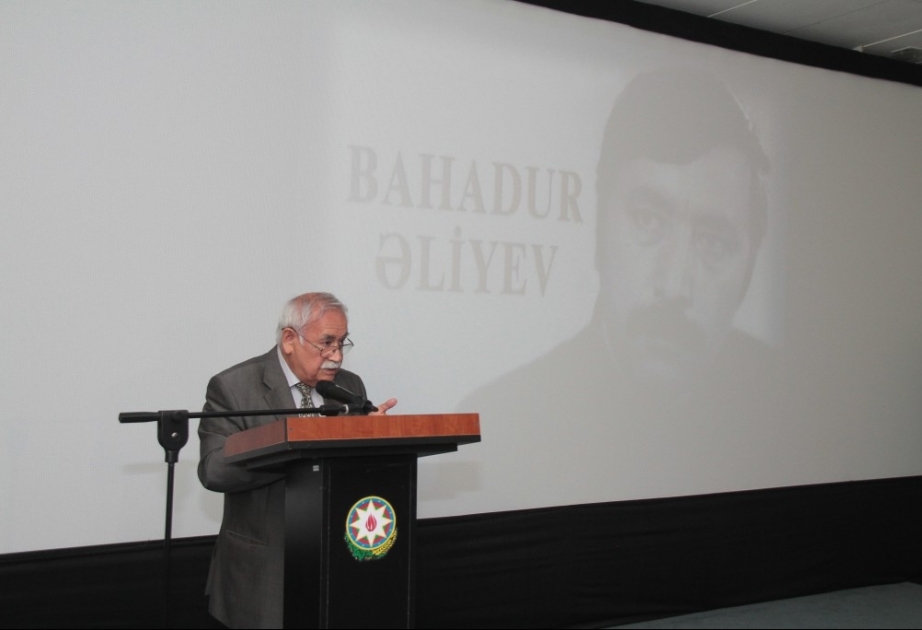 Tanınmış kino aktyoru Bahadur Əliyevin xatirəsi anılıb