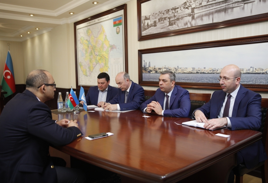 Chairman of State Committee for Urban Planning and Architecture meets with World Bank country director in Azerbaijan