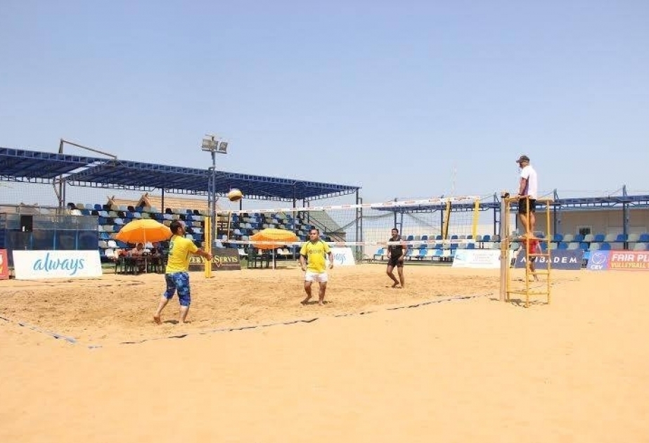 Çimərlik voleybolu üzrə turnirin qalibləri müəyyənləşib