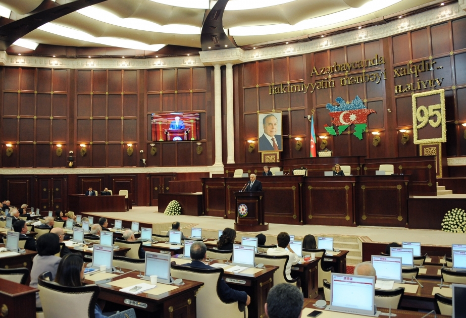 Milli Majlis holds special session on 95th anniversary of national leader Heydar Aliyev