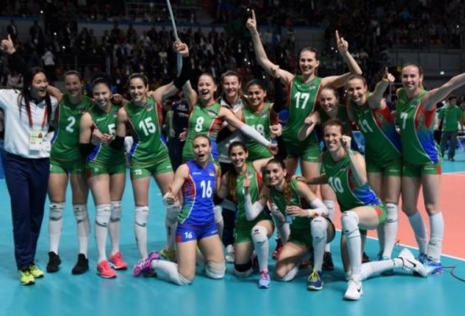 Azerbaijani women volleyball players beat Austria in friendly