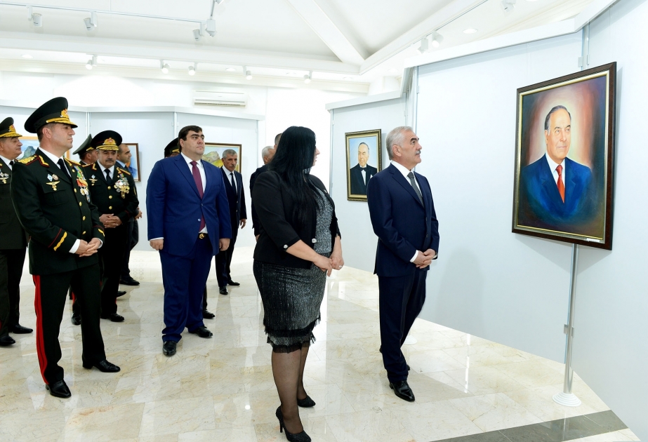 Painting exhibition dedicated to national leader Heydar Aliyev launched in Nakhchivan