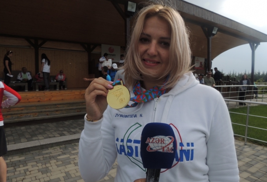 Rusiyalı atıcı: Dünyanın ən yaxşıları ilə mübarizə apararaq qalib gəlmək böyük xoşbəxtlikdir