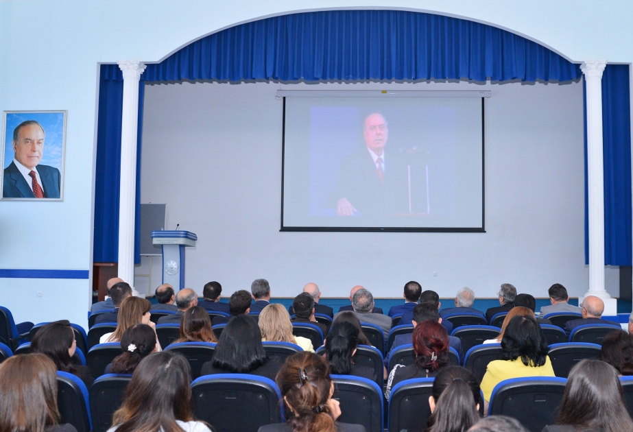 Heydər Əliyev ideyaları əbədiyaşardır