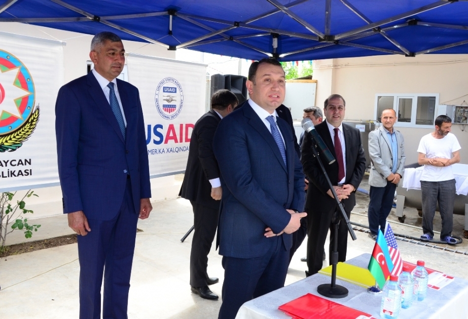 Saatlıda süd emalı müəssisəsi istifadəyə verilib