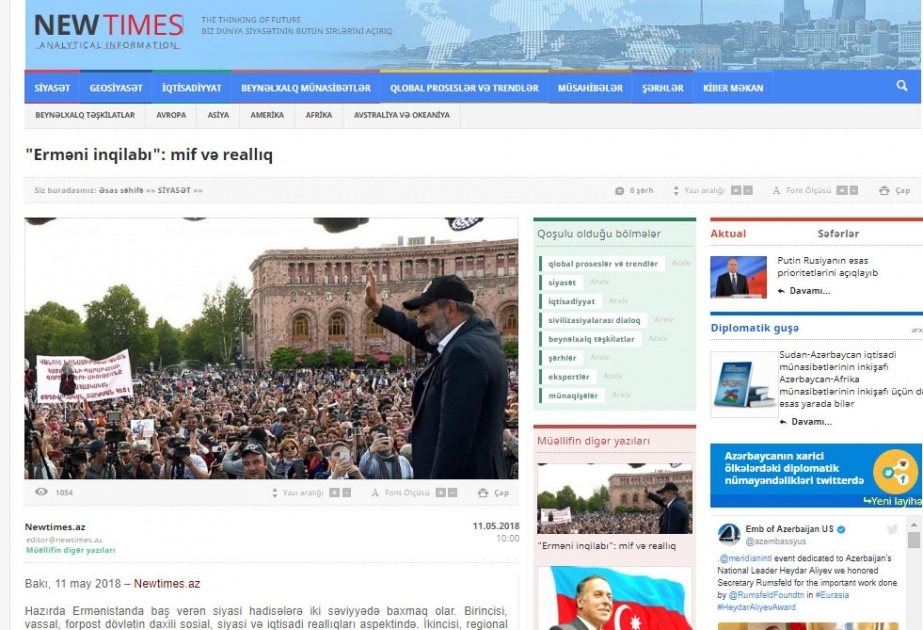 "Erməni inqilabı": mif və reallıq