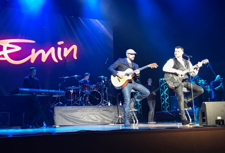 Tanınmış müğənni və bəstəkar EMİN ilk dəfə Qazaxıstanda konsert verib