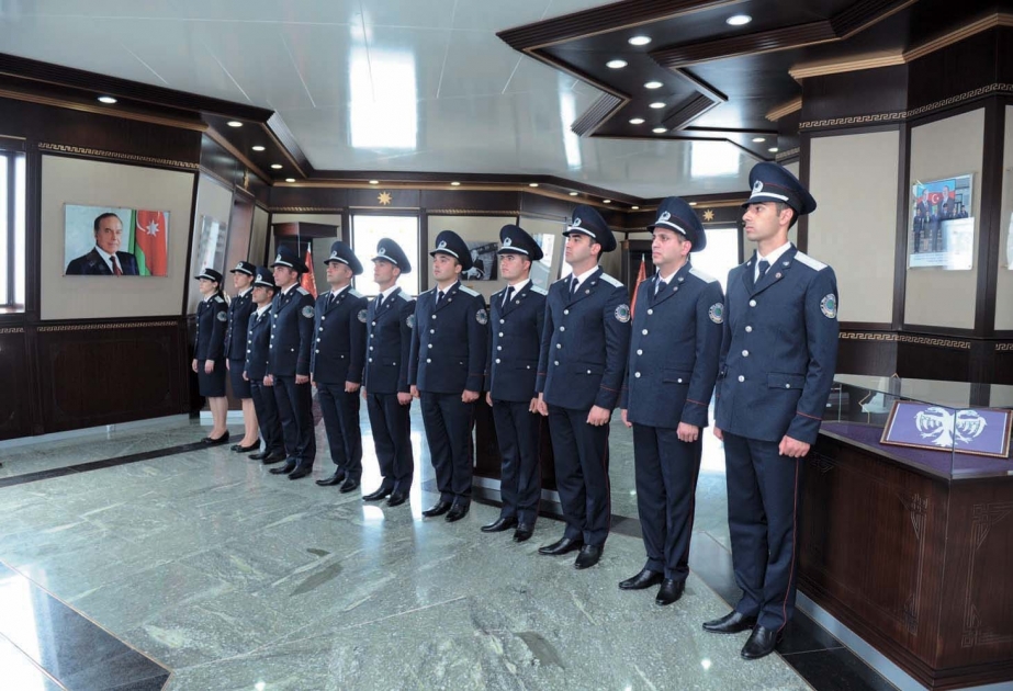 Dövlət Miqrasiya Xidmətinə yeni qəbul olunmuş gənc əməkdaşlar and içib