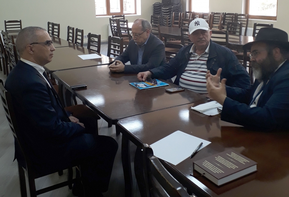 Avropa və Gürcüstan yəhudiləri dini icmalarında görüş keçirilib