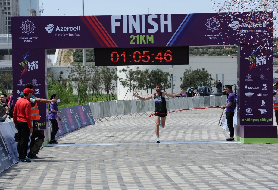 Ukrainian citizen wins Baku Marathon-2018