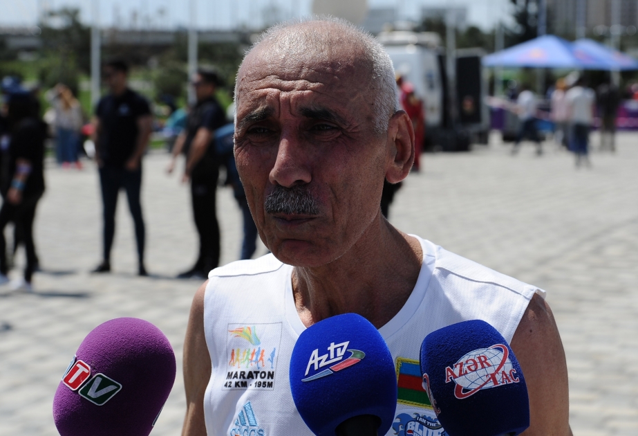 “Bakı Marafonu 2018”in iştirakçıları sırasında 59 yaşlı Sumqayıt sakini də olub