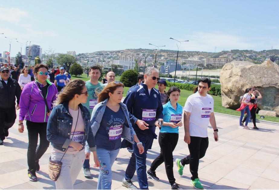 Ekologiya və Təbii Sərvətlər Nazirliyinin nümayəndələri “Bakı Marafonu 2018”də iştirak ediblər