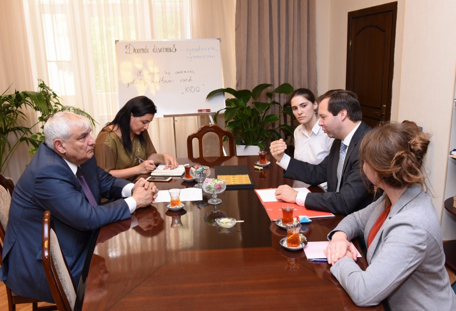 Avstriya Mübadilə Xidmətinin rəhbəri azərbaycanlı rektorun təkliflərini müsbət qarşılayıb