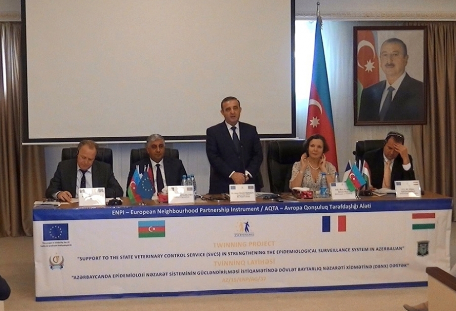 “Epidemioloji nəzarət sisteminin gücləndirilməsi istiqamətində Dövlət Baytarlıq Nəzarəti Xidmətinə dəstək” tvinninq layihəsi uğurla həyata keçirilib